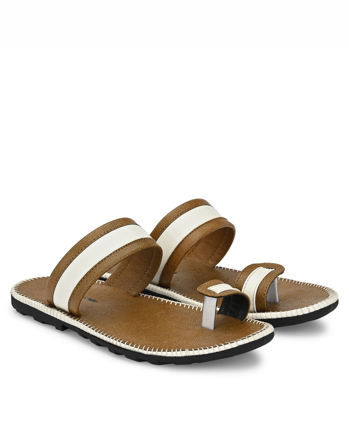 Buy Brown Flip Flop Slippers for Men by BIG FOX Online Ajio