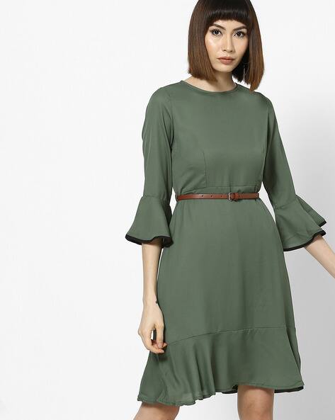 olive green dresses online
