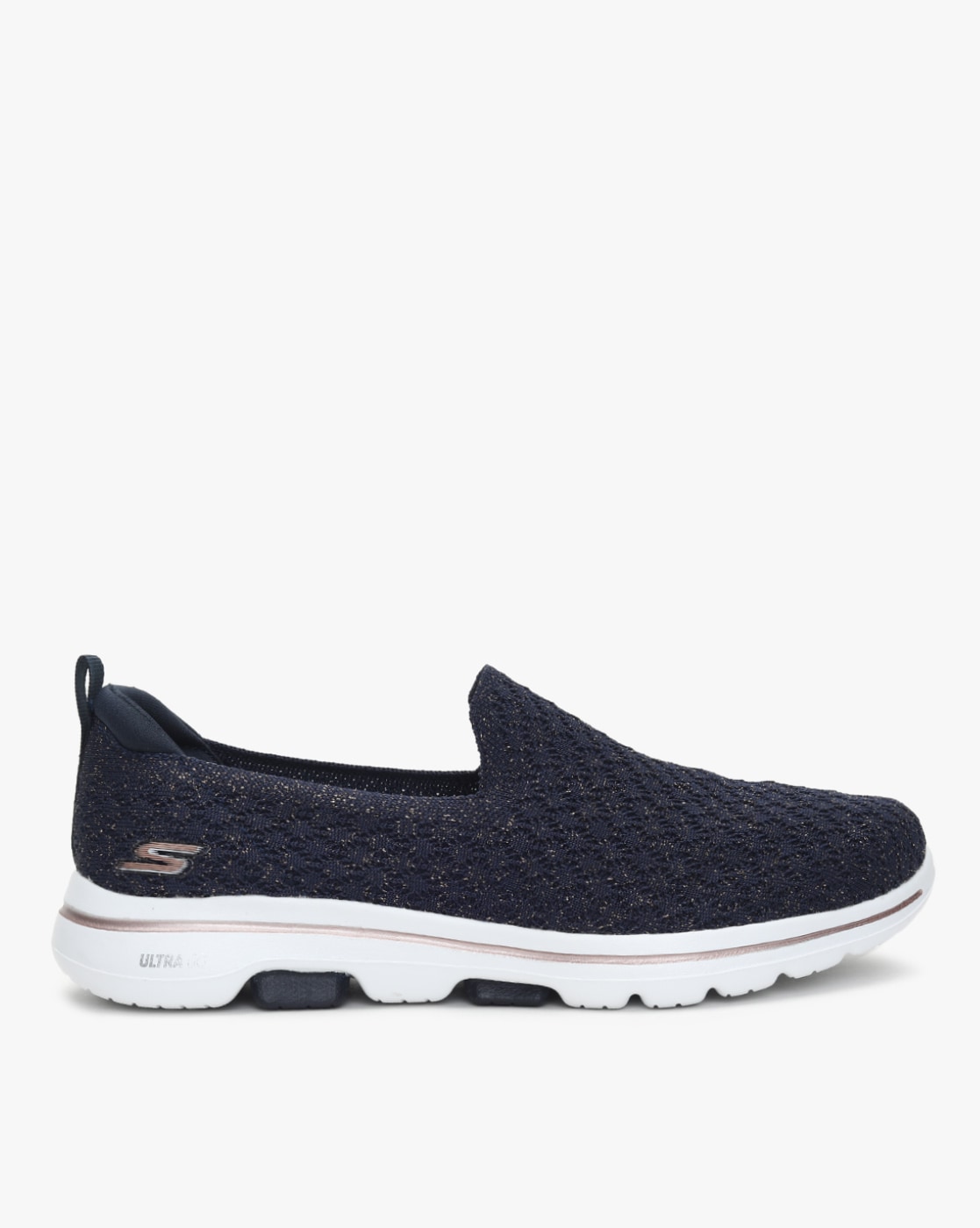 navy blue walking shoes