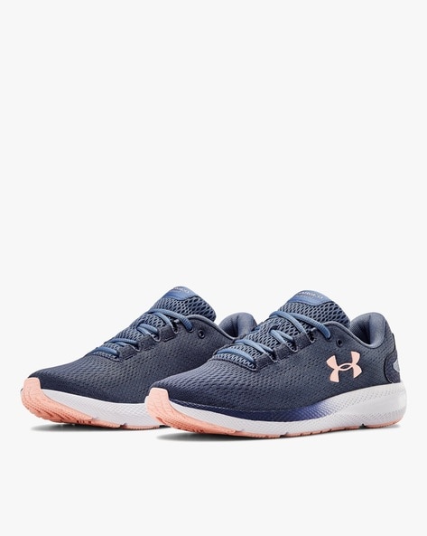 navy blue under armour shoes women's