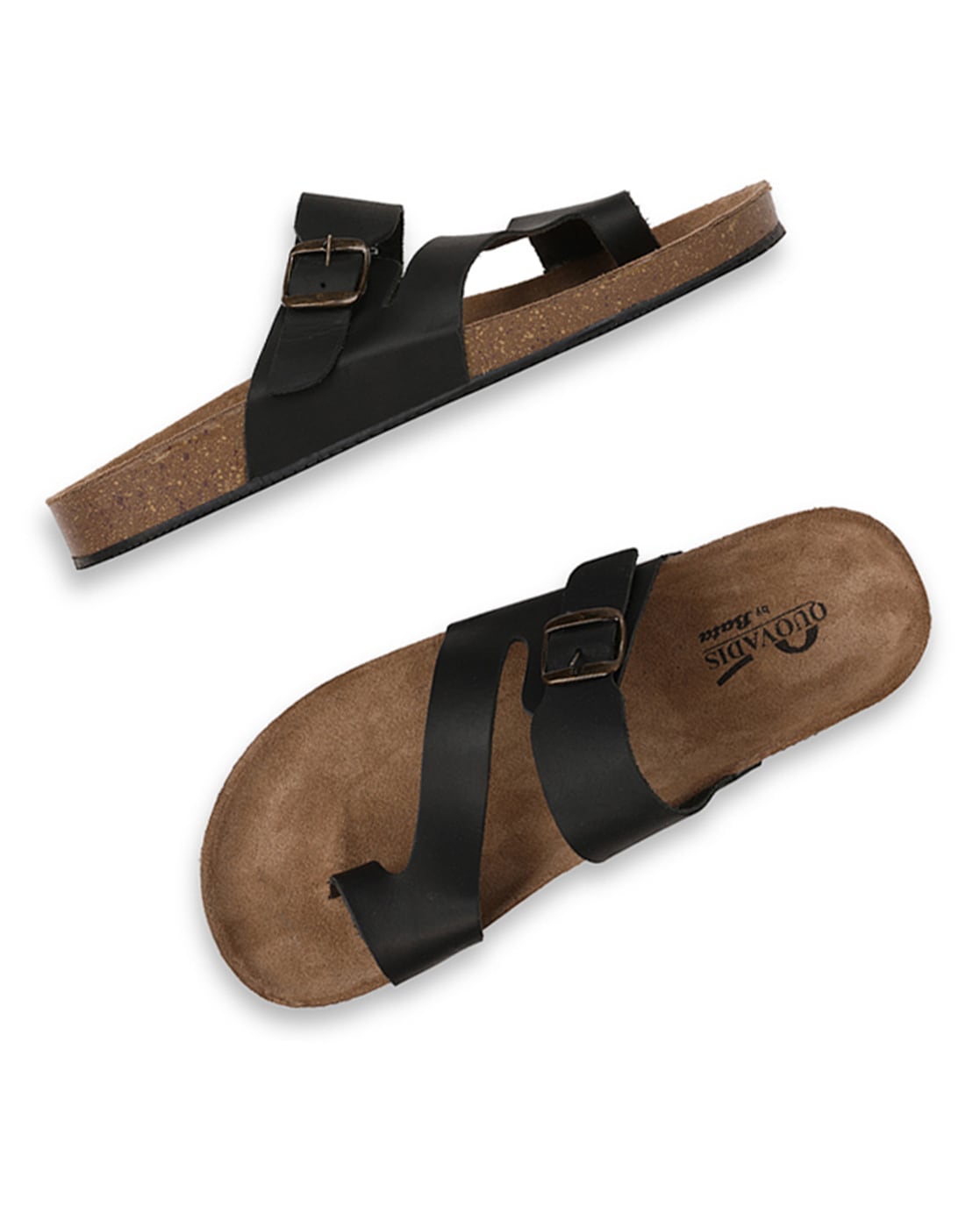 Buy Black Sandals for Men by Bata 