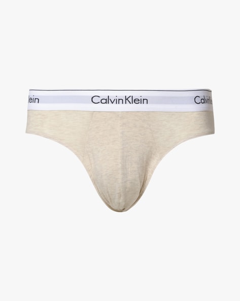 Buy Blue & Beige Briefs for Men by Calvin Klein Underwear Online