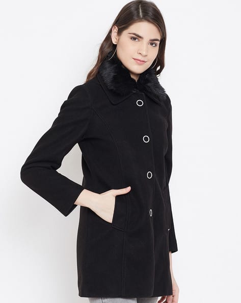 oasis black coat
