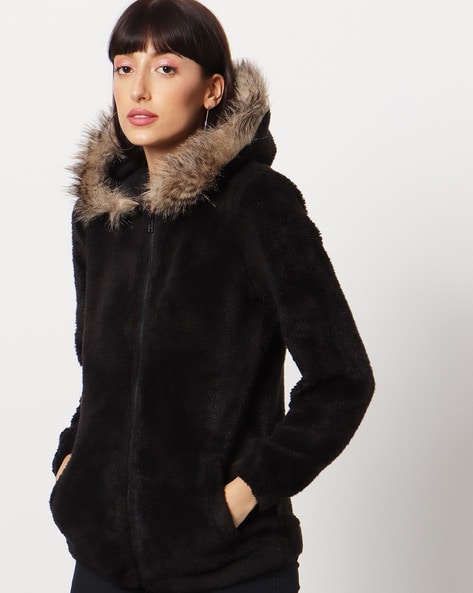 Buy Faux Fur Coat Women Online In India -  India