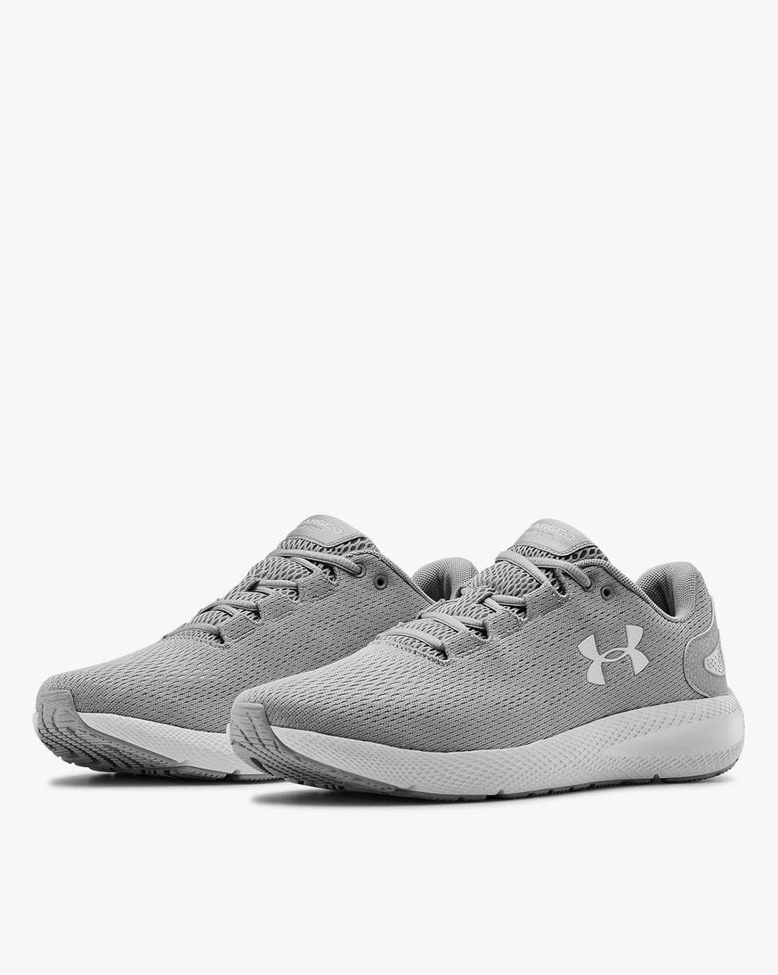 Gray under armour sneakers best sale