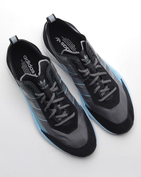 Buy Adidas Originals Sl 7200 Low-Top Lace-Up Casual Shoes | Black Color Men  | AJIO LUXE
