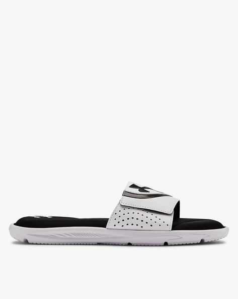 Buy White Black Sandals for Men by Under Armour Online Ajio