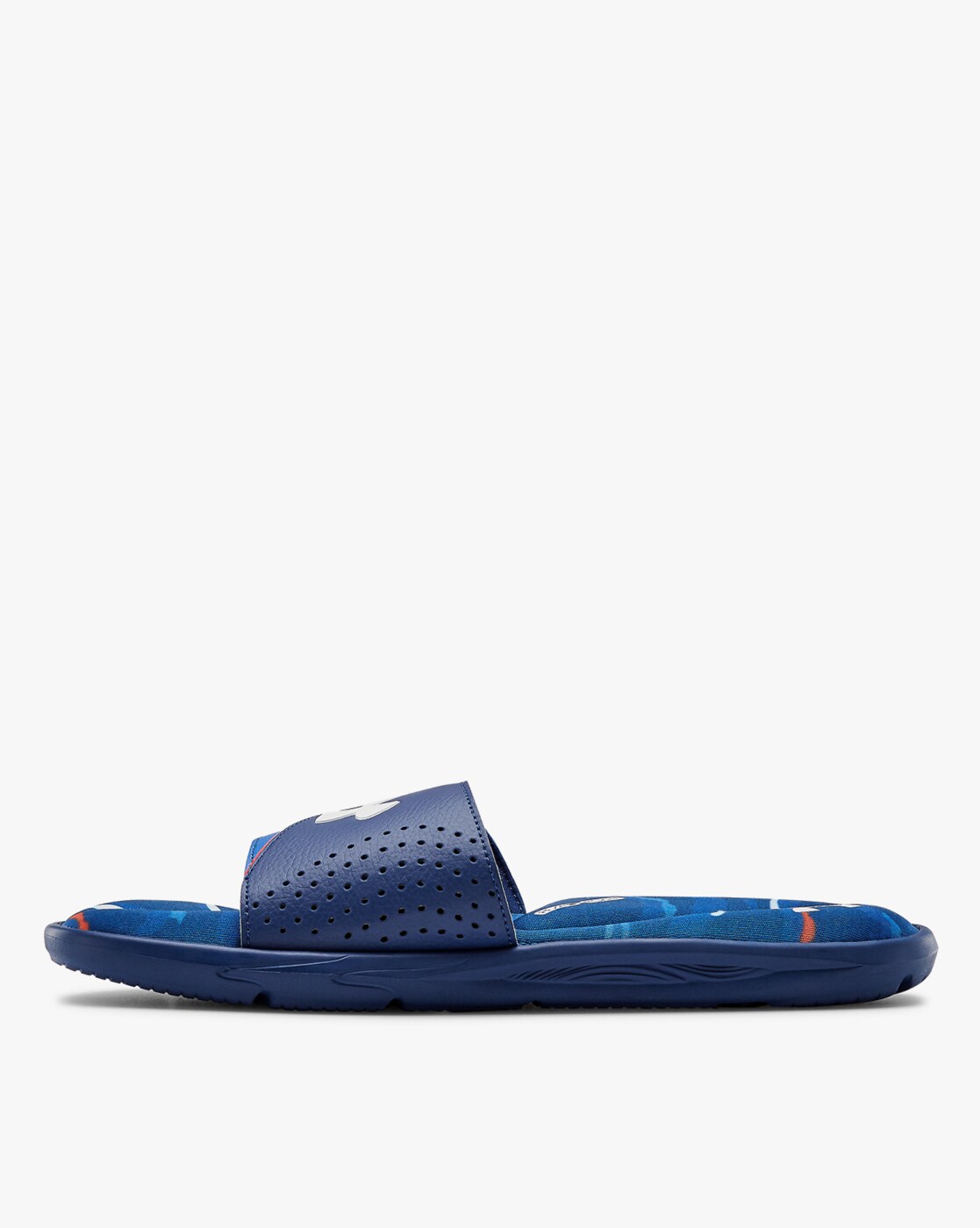 Under armour slides discount blue