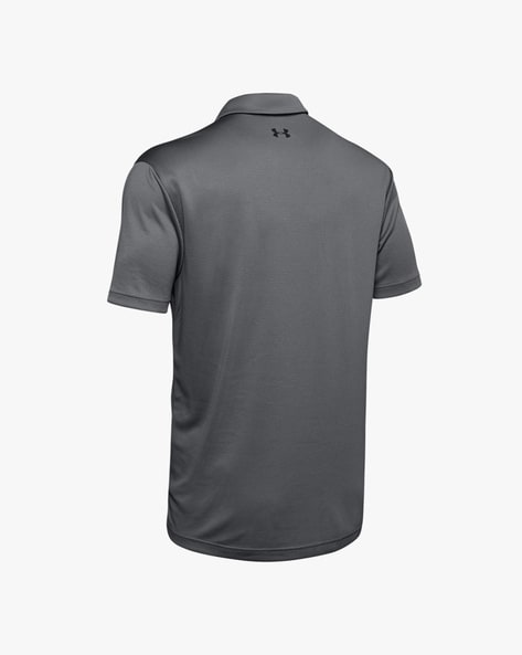 Gray under shop armour polo