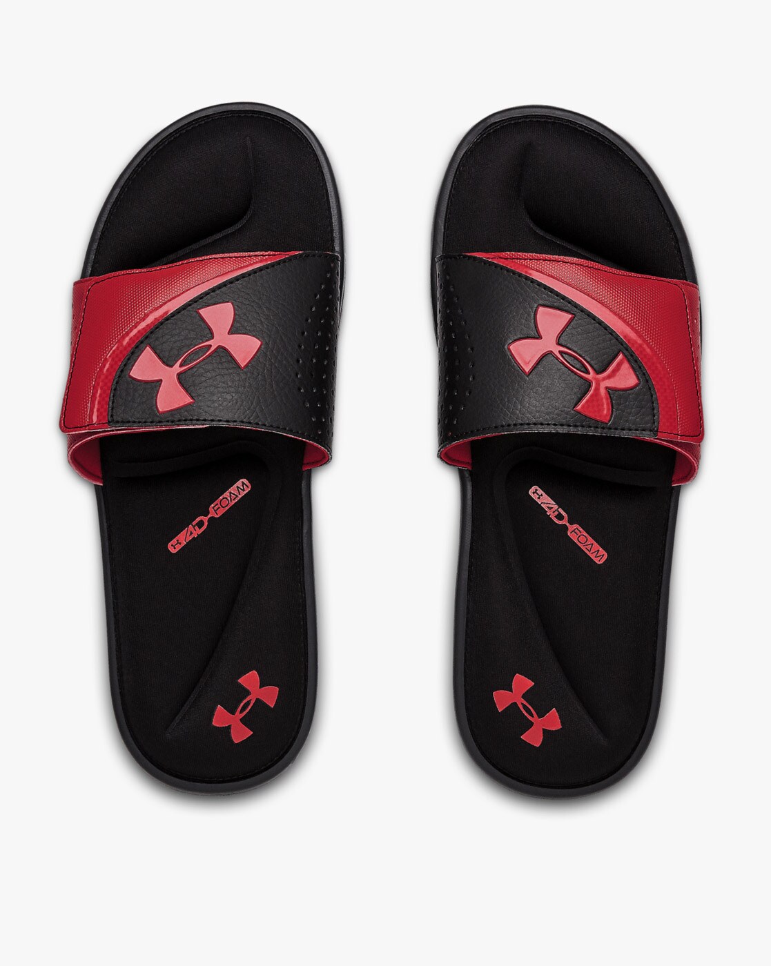 Buy Red Black Sandals for Men by Under Armour Online Ajio