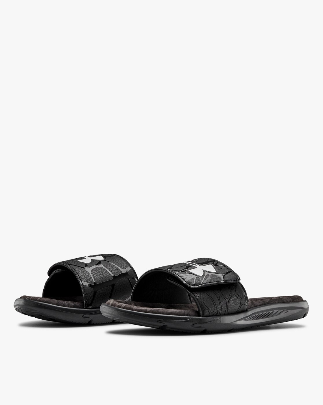 black under armour slides