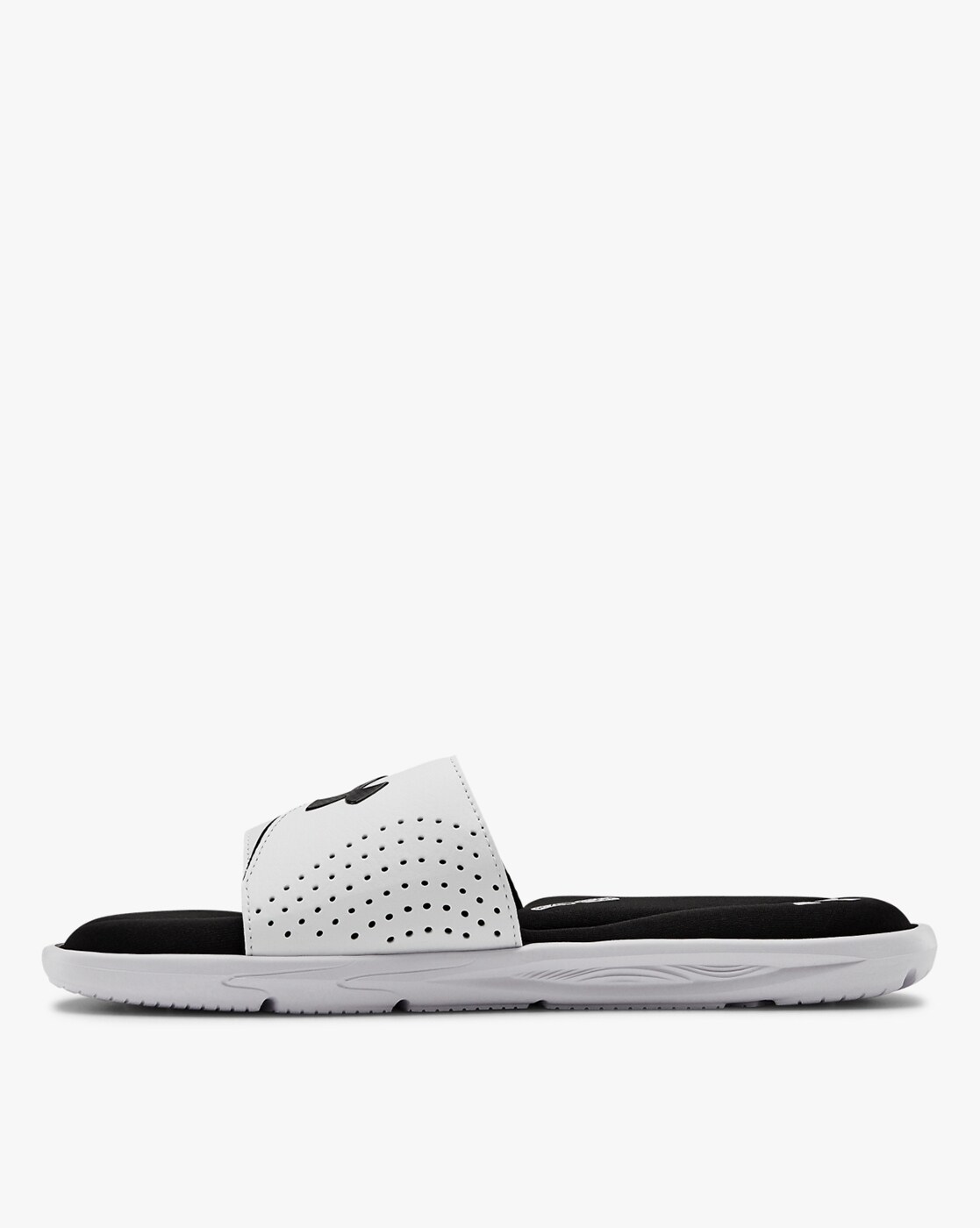 Buy White Black Sandals for Men by Under Armour Online Ajio