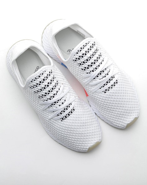 Adidas white cheap deerupt runner shoes