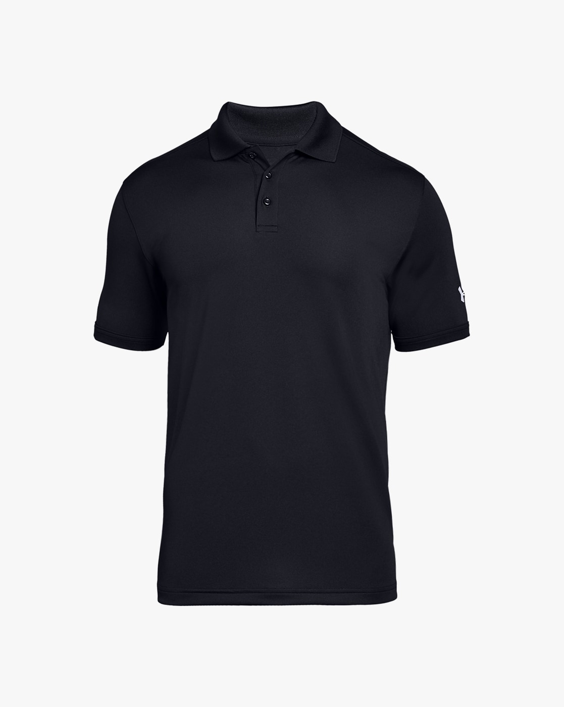 under armour black golf shirt