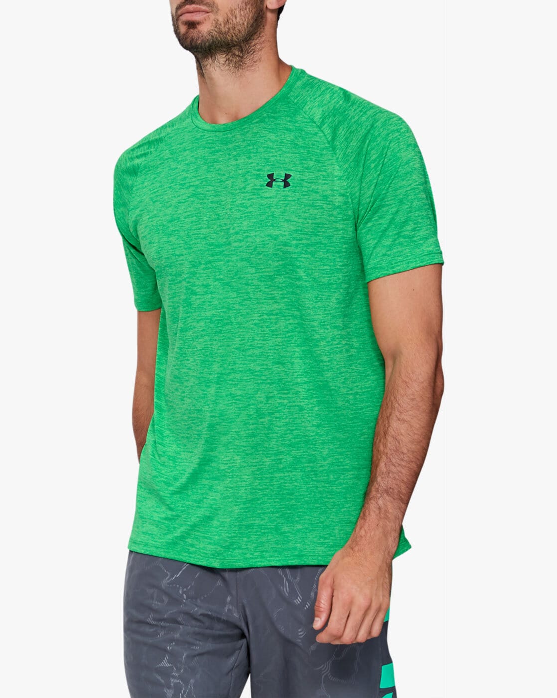 Green Under Armour Tech Reflective T-Shirt