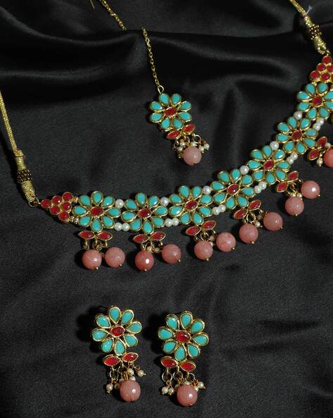 Buy Multicoloured Necklaces & Pendants for Women by Karatcart Online