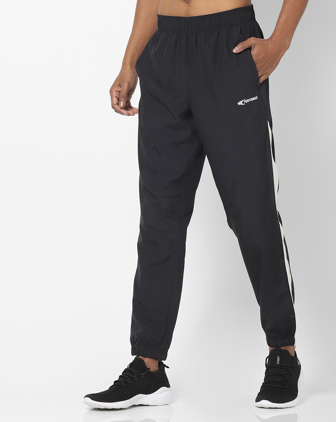 Buy Jet Black Track Pants for Men by PERFORMAX Online
