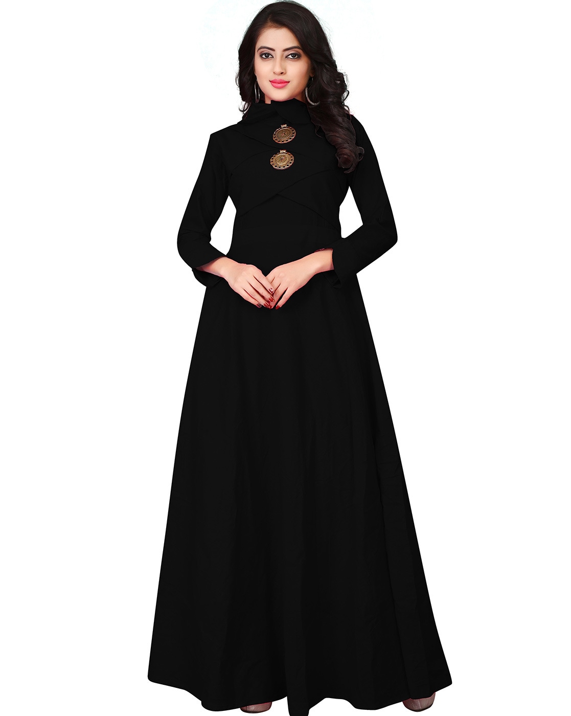 black latest gown