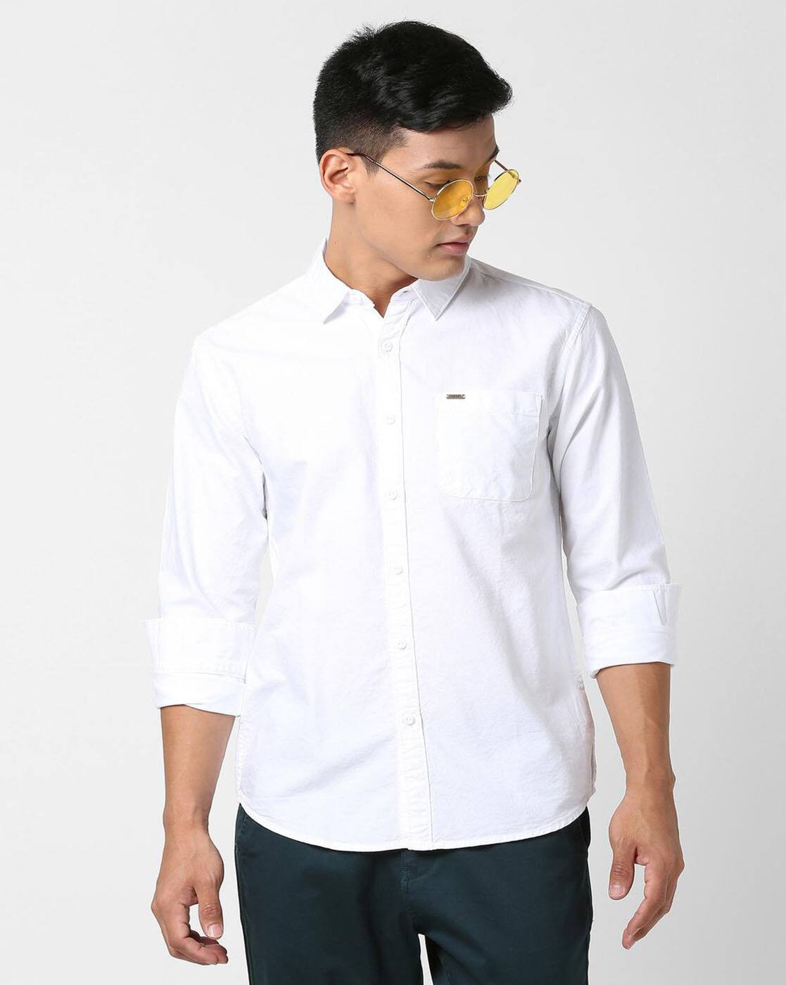 Buy White Shirts for Men by SKULT by Shahid Kapoor Online