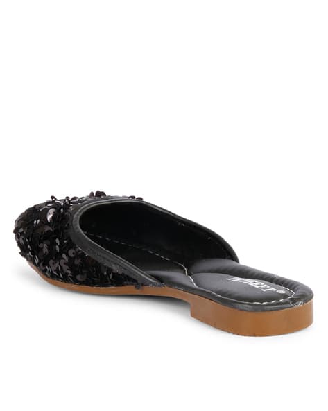 Slip-On Mules with Embellishments (Image - 1)