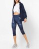 Buy Navy Blue Leggings for Women by Reebok Online