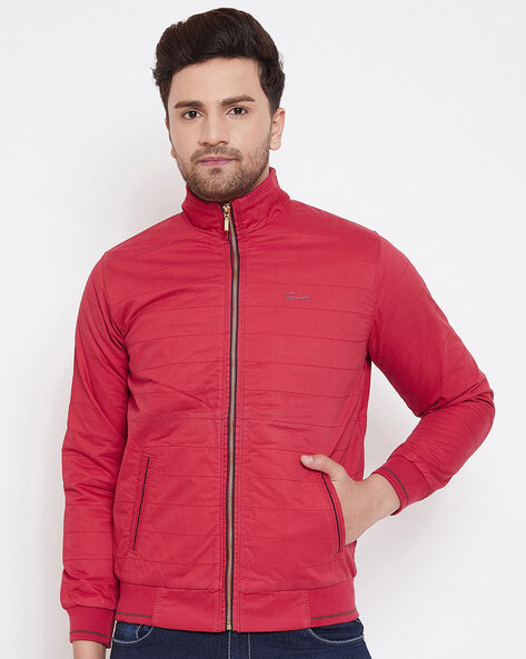 Spirit Men's Red Bomber Jacket