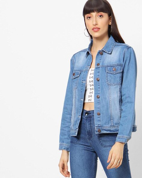 Ajio denim clearance jackets