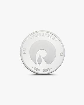 Reliance Jewels50G 999 Silver Coin