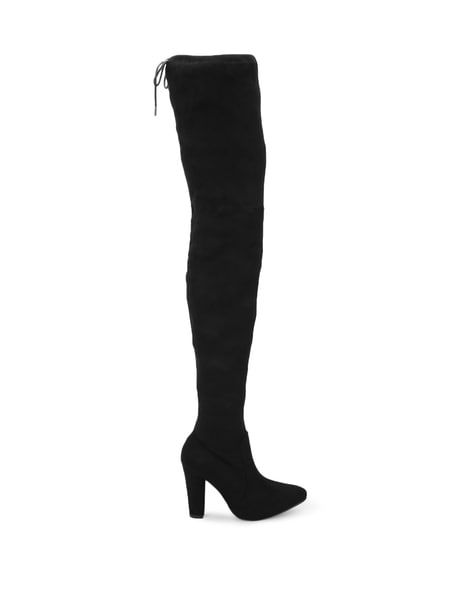 Rhinestone Faux Fur High Heel Platform Boots 3585 | Cute shoes heels, Heels,  Womens shoes high heels