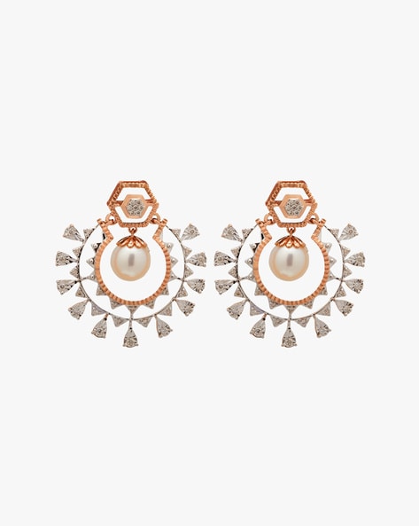 Buy Silver Earrings for Women by Reliance Jewels Online | Ajio.com