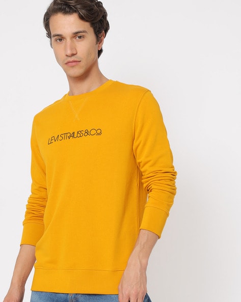 yellow levis sweatshirt