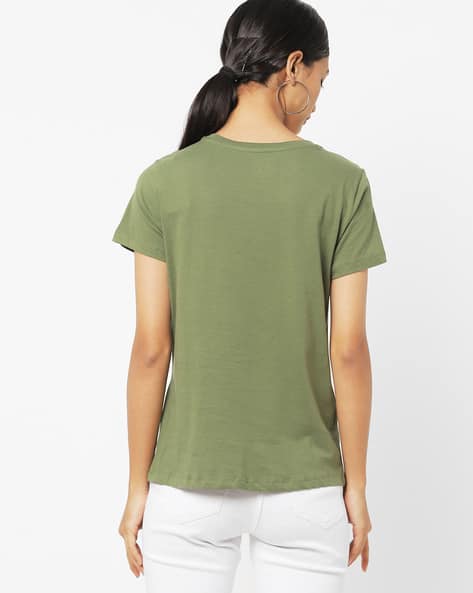 Floral Print Round-Neck T-shirt (Image - 1)