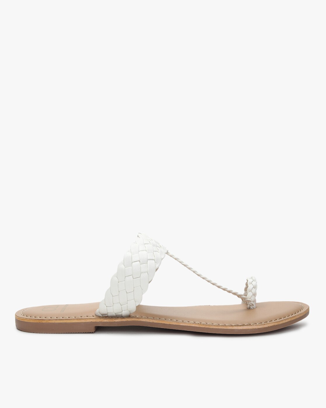 Buy White Flat Sandals for Women by V WALK Online | Ajio.com
