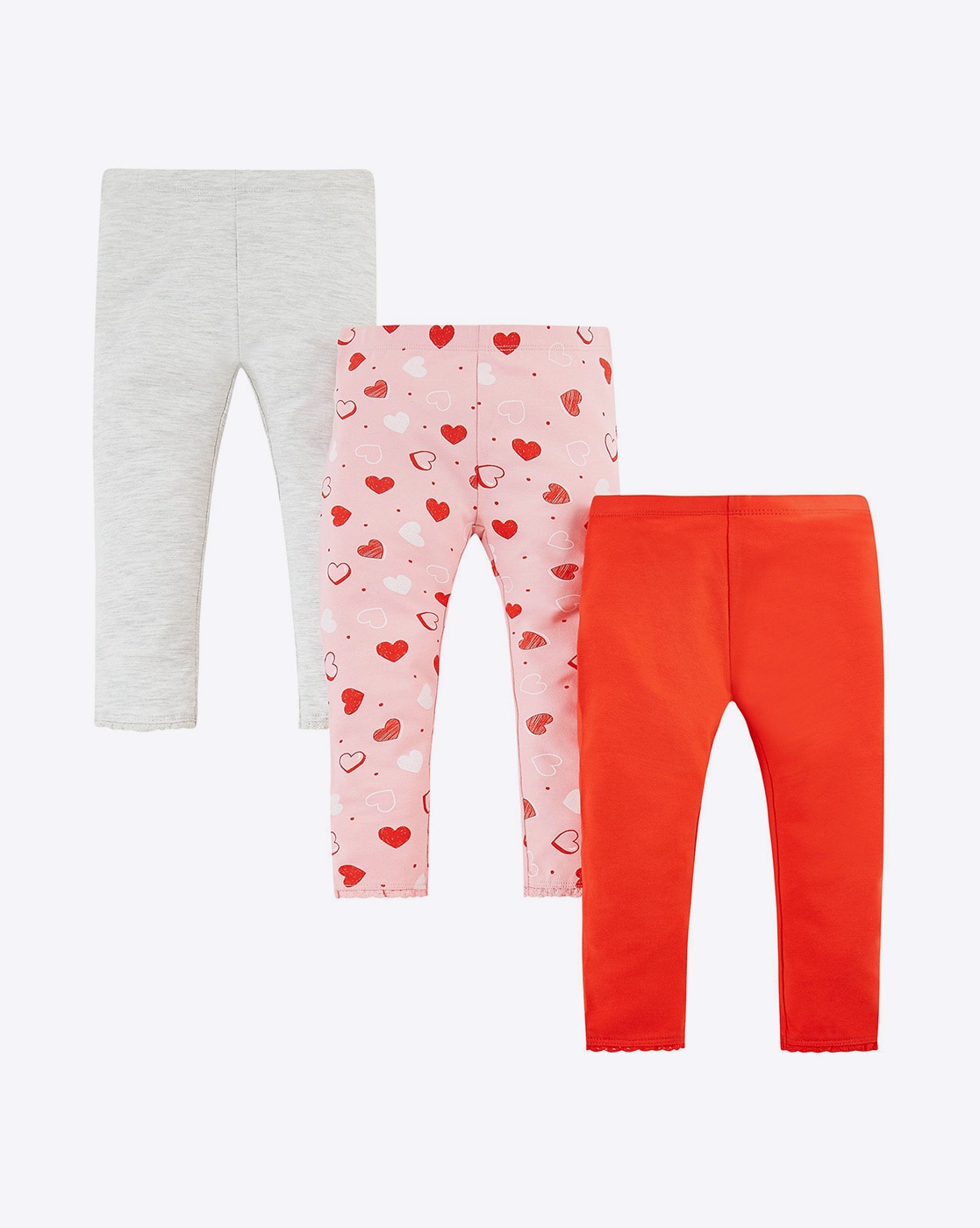 Ralph Lauren - Baby Girls Ivory & Red Leggings Set | Childrensalon