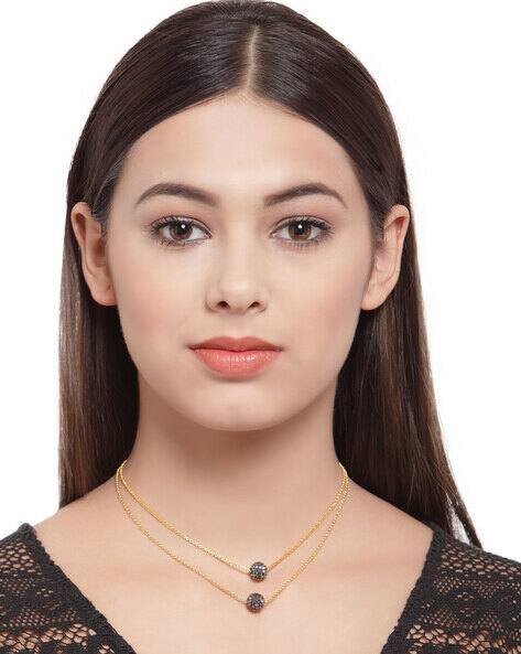 Panash Layered Stone-Studded Sphere Mangalsutra