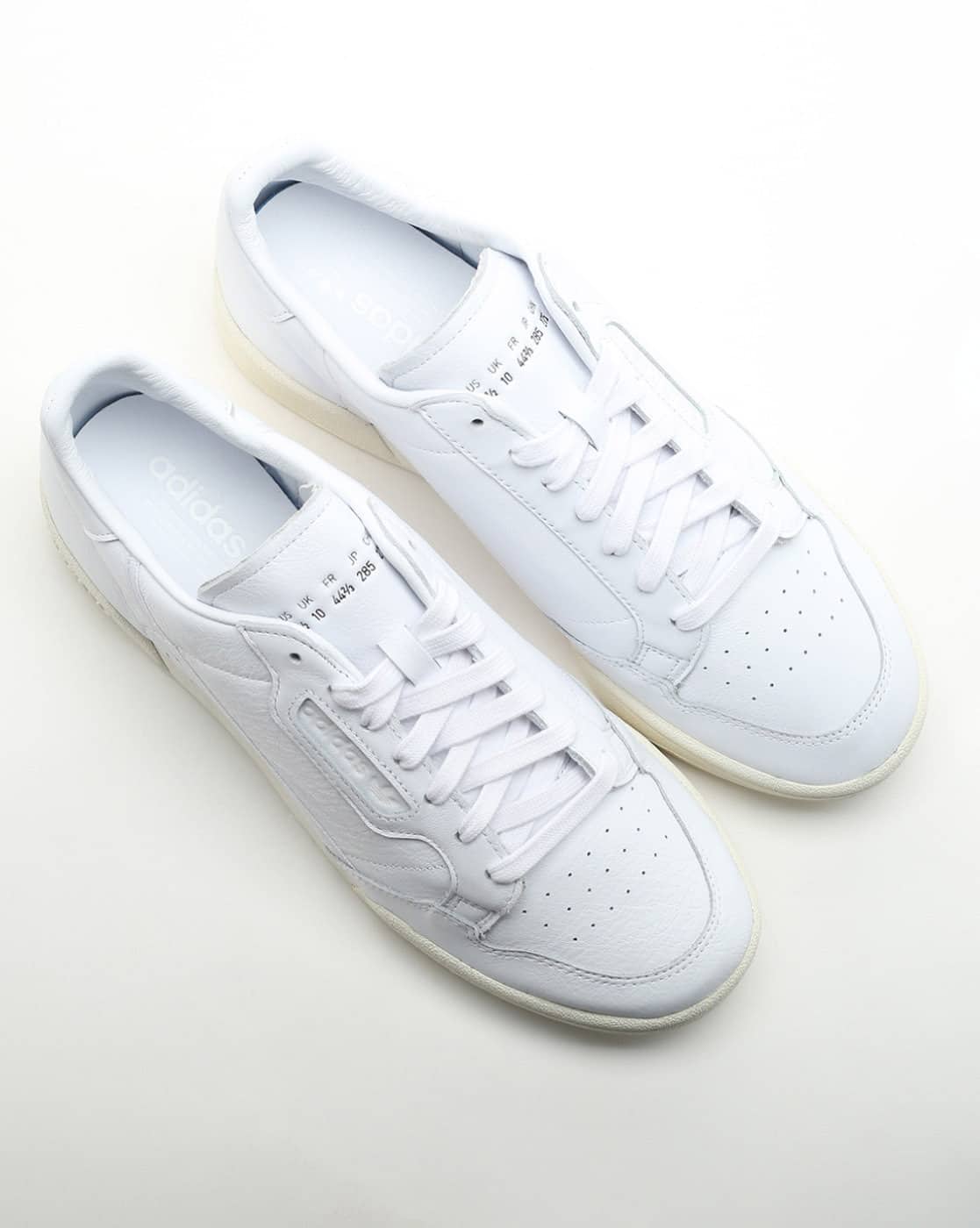 Outfit Continental 80 All White Adidas Continental 80 'Crystal