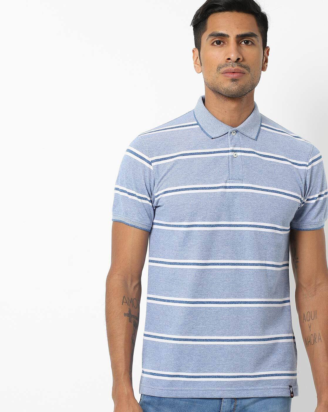 Buy Blue Tshirts for Men by NETPLAY 