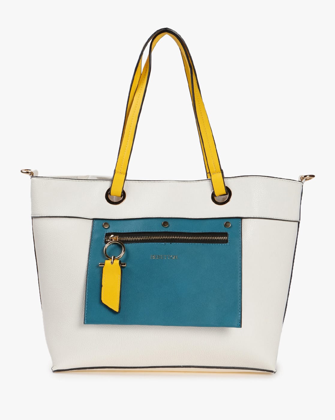 White Blue Handbags For Women By United Colors Of Benetton Online Ajio Handbags For Women By United Colors