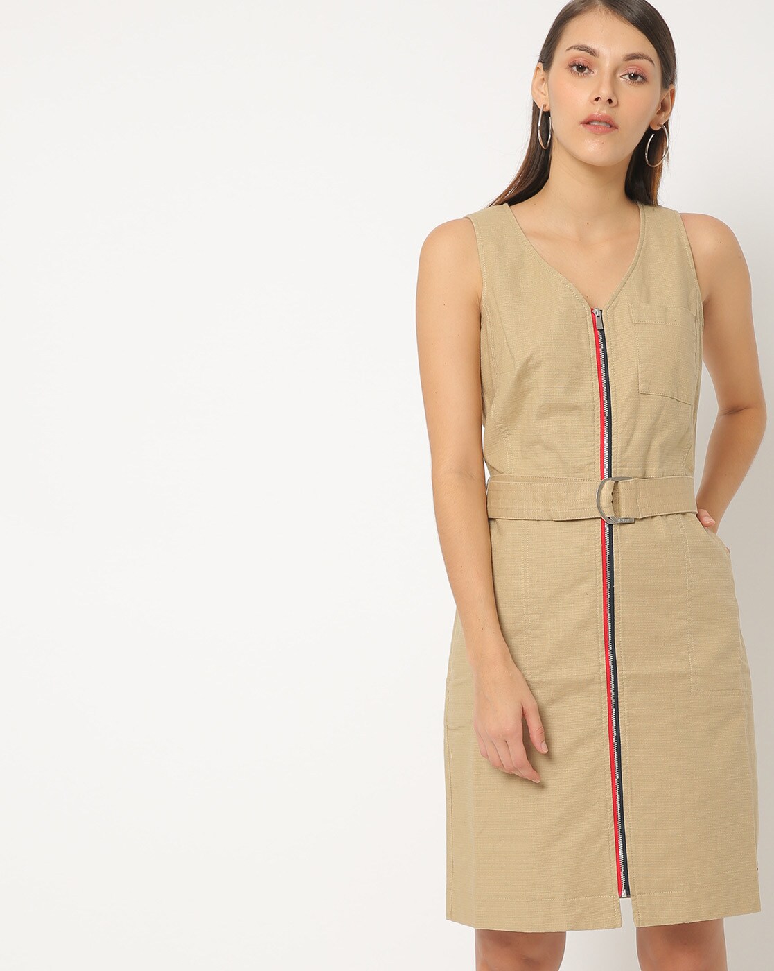 tommy hilfiger khaki dress