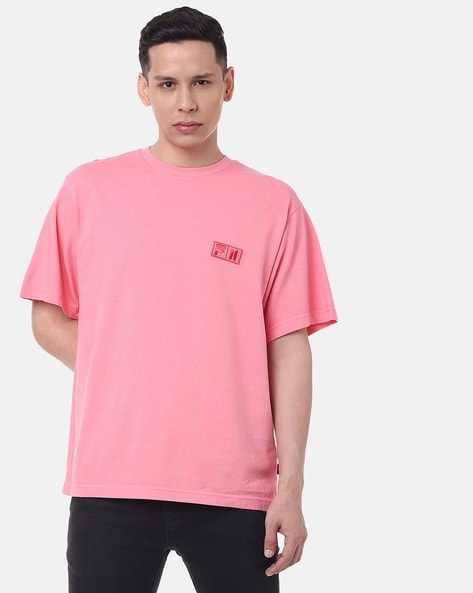 Buy Peach Tshirts For Men By Fila Online Ajio Com
