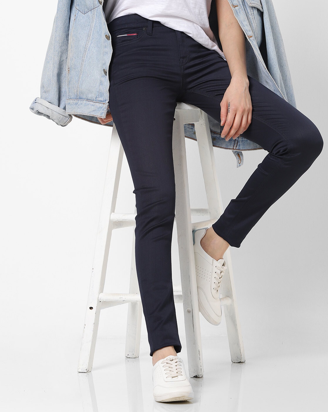 Mid Rise Skinny Fit Jeans