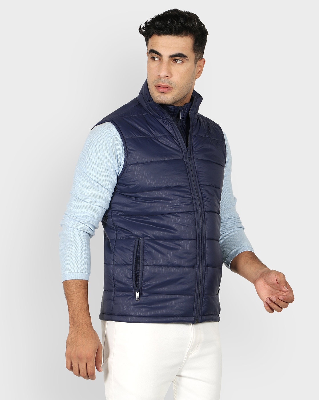 Buy online Mandarin Neck Reversible Jacket from jackets and blazers and  coats for Women by Crimsoune Club for ₹1599 at 60% off | 2024 Limeroad.com