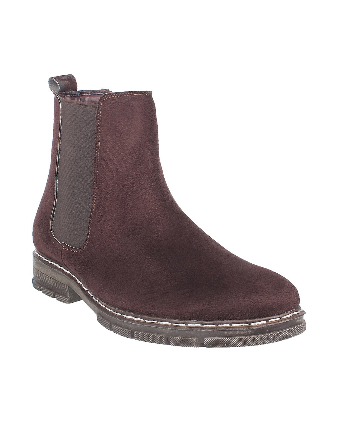 Buy Maroon Boots for Men by VARDHRA 