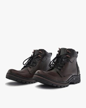black casual boots mens