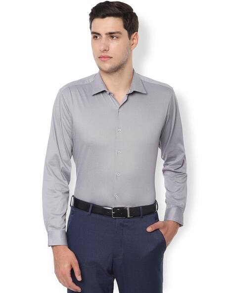 Buy Grey Shirts for Men by VAN HEUSEN Online