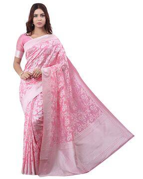 Best Offers On Banarasi Sarees Upto 20 71 Off Limited Period Sale Ajio Take cues from shraddha kapoor, who went the classic route in a bright purple banarasi silk saree paired with an emerald green bloue.