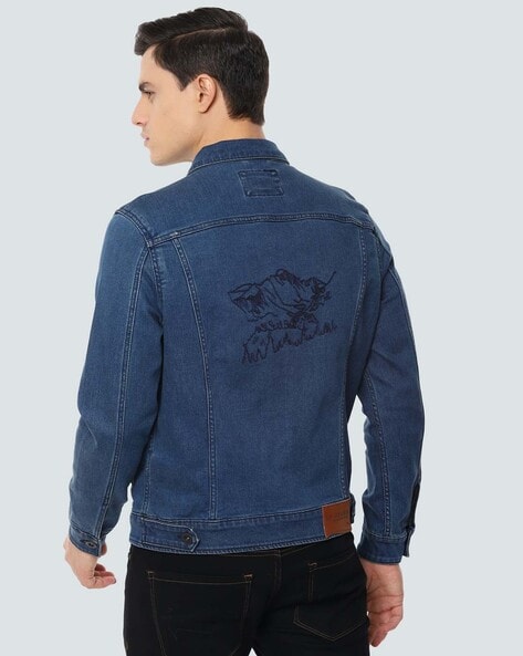 Buy Louis Philippe Denim Jackets - Men | FASHIOLA INDIA