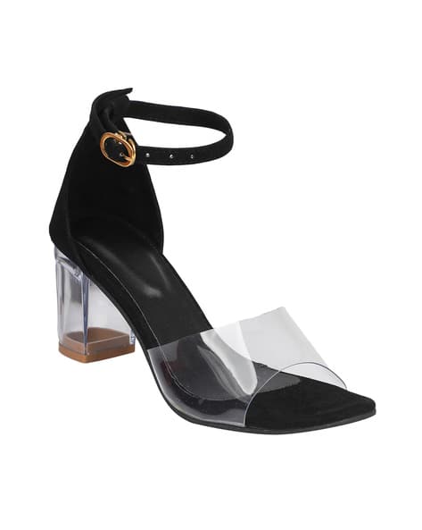Ankle-Strap Block Heeled Sandals (Image - 2)