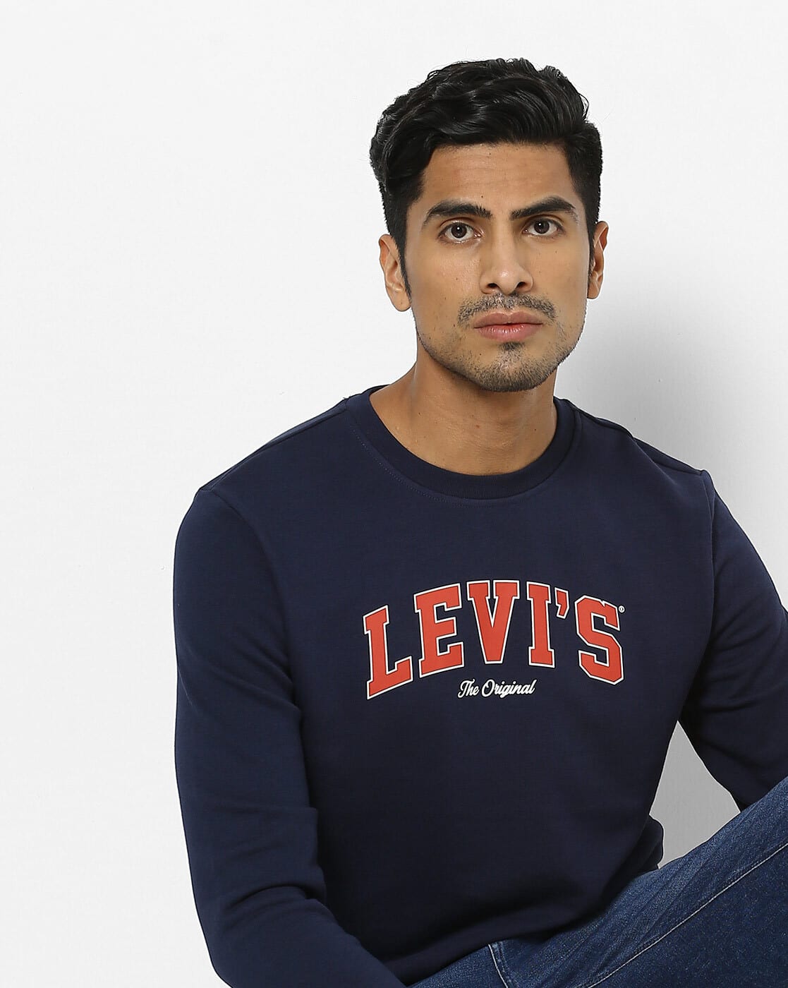 levi's sweatshirt blue