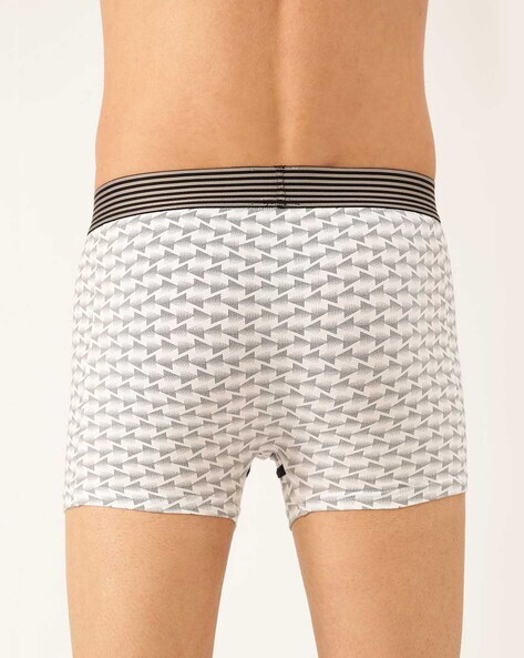 Pack of 2 Geometric Print Trunks